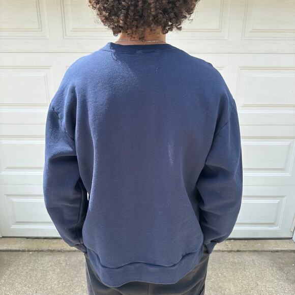 Vintage 90s Women's Christmas Angel Babies Crewneck Size L - Picture 3 of 6